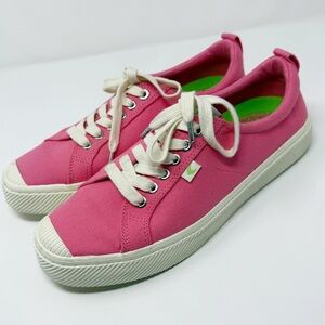 CARIUMA OCA Low Pink Lemonade Canvas Sneakers Women's Size 10.5 or Men's Size 9